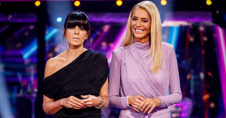 Claudia Winkleman and Tess Daly on Strictly Come Dancing