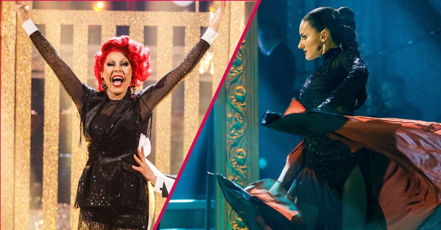 La Voix and Amber on Strictly week 8