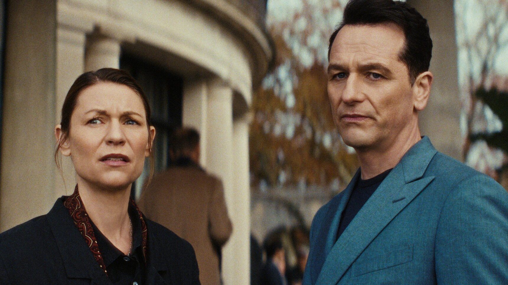 The Beast in Me Claire Danes and Matthew Rhys as Aggie and Nile