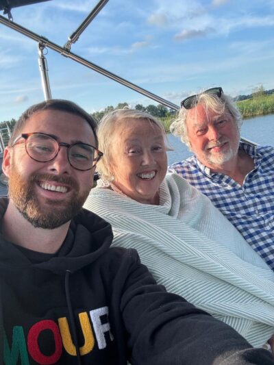 Charlie Quirke, Pauline Quirke, and Steve