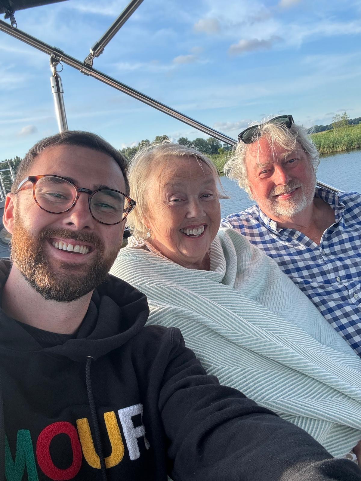 Charlie Quirke, Pauline Quirke, and Steve 