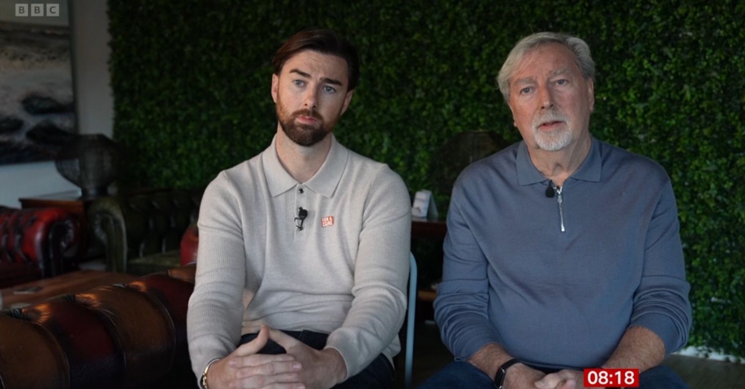 Steve and Charlie talking about dementia on BBC Breakfast