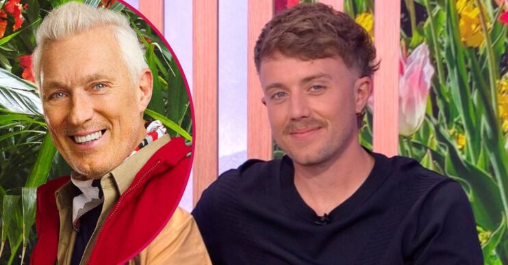 Roman and Martin Kemp smiling