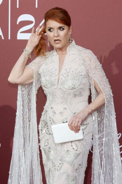 Sarah Ferguson on the red carpet