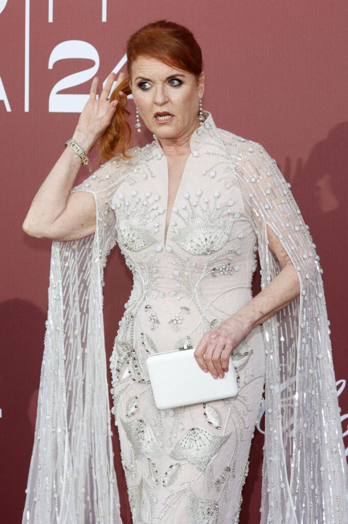 Sarah Ferguson on the red carpet