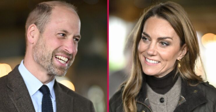 Prince William and Kate Middleton smiling