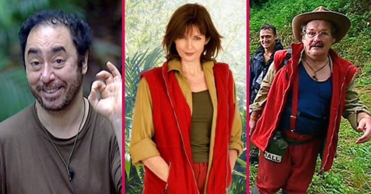 David Gest, Annabel Giles, and Bobby Ball all in the jungle in I'm A Celebrity