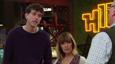 Rhona and Marlon are surprised