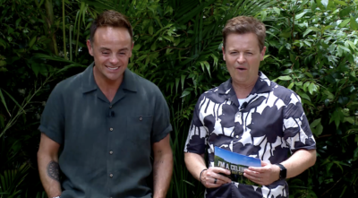 Ant and Dec laughing at Aitch