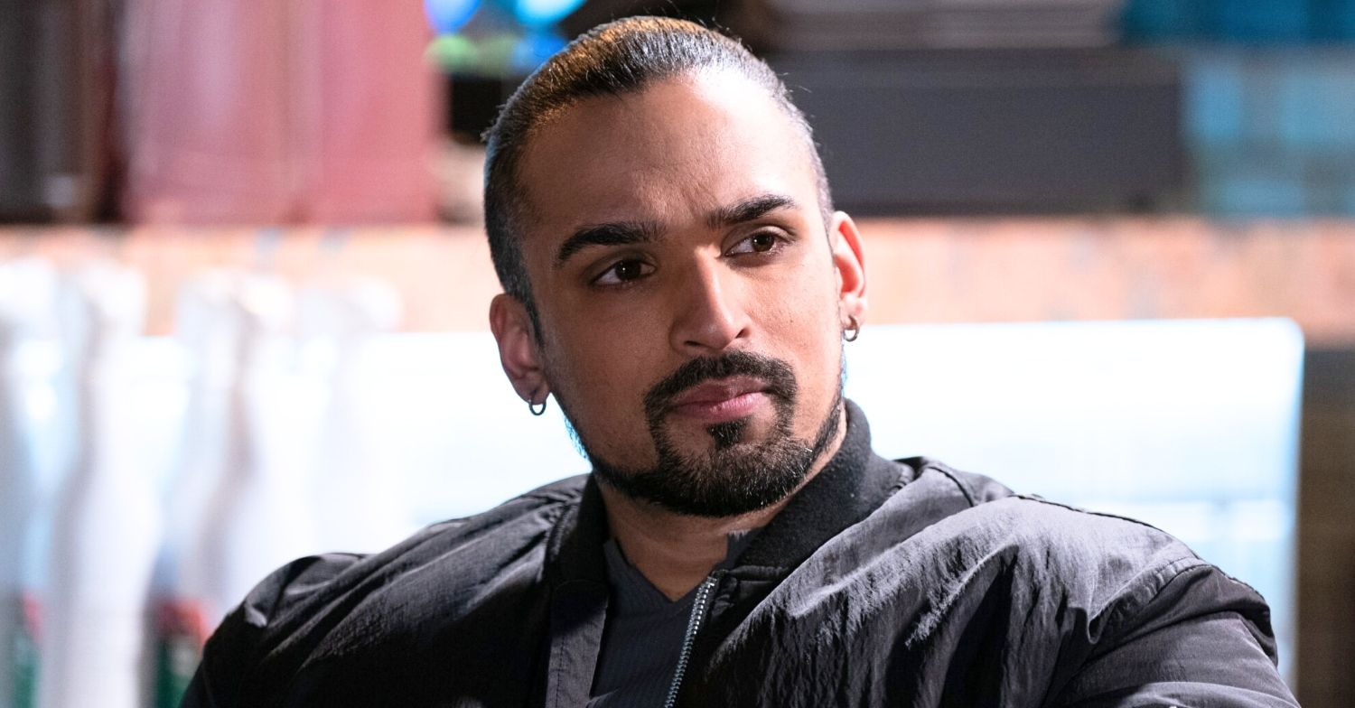 Ravi looks serious in EastEnders (Credit: BBC/Composite: ED!)