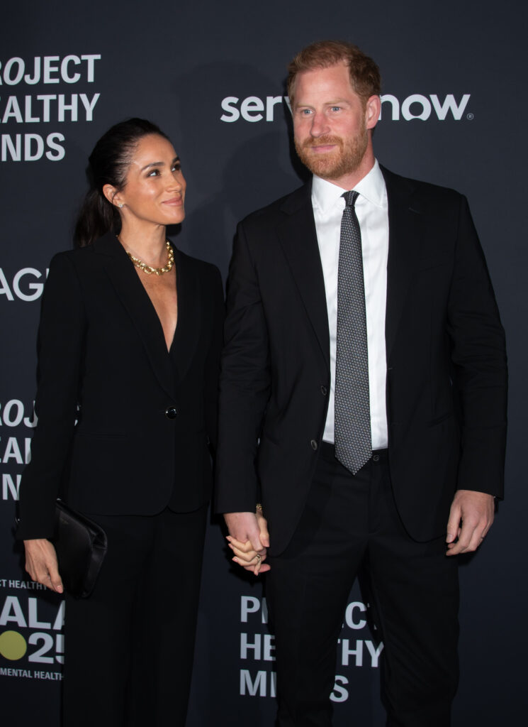 Meghan Markle and Prince Harry at Project Healthy Minds gala