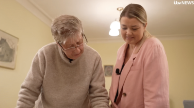 Helen Holland's family on ITV News