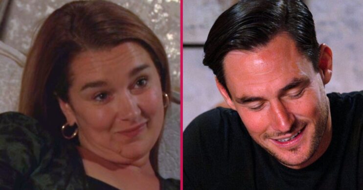 Composite image of Vicki and Zack on EastEnders (Credit: BBC/Composite: ED!)