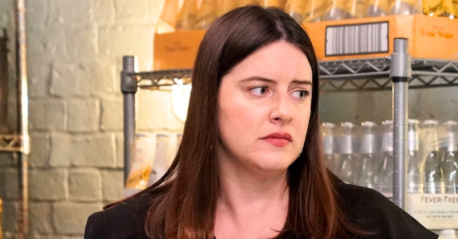 Zoe looks worried on EastEnders (Credit: BBC/Composite: ED!)