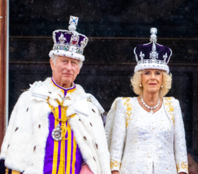 King Charles and Queen Camilla at their coronation