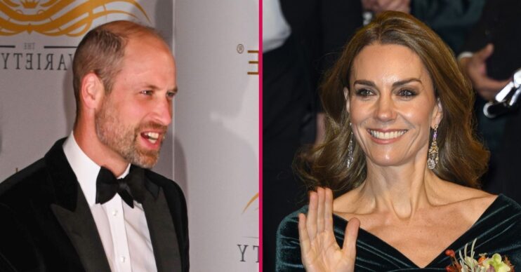 Prince William and Kate Middleton smiling