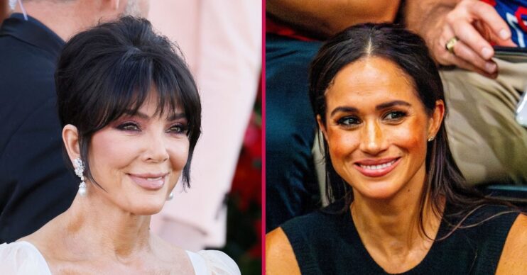 ED split pic: Kris Jenner / Meghan Markle at events
