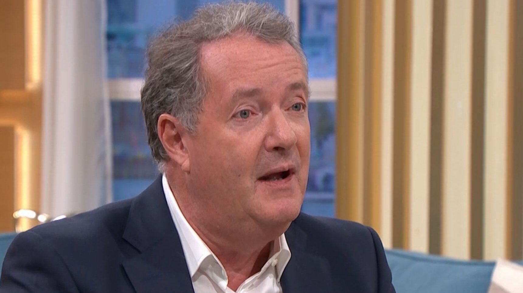 Piers Morgan speaking on This Morning