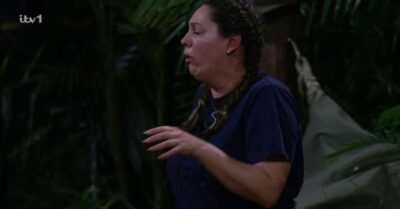 Kelly Brook gagging on I'm A Celeb