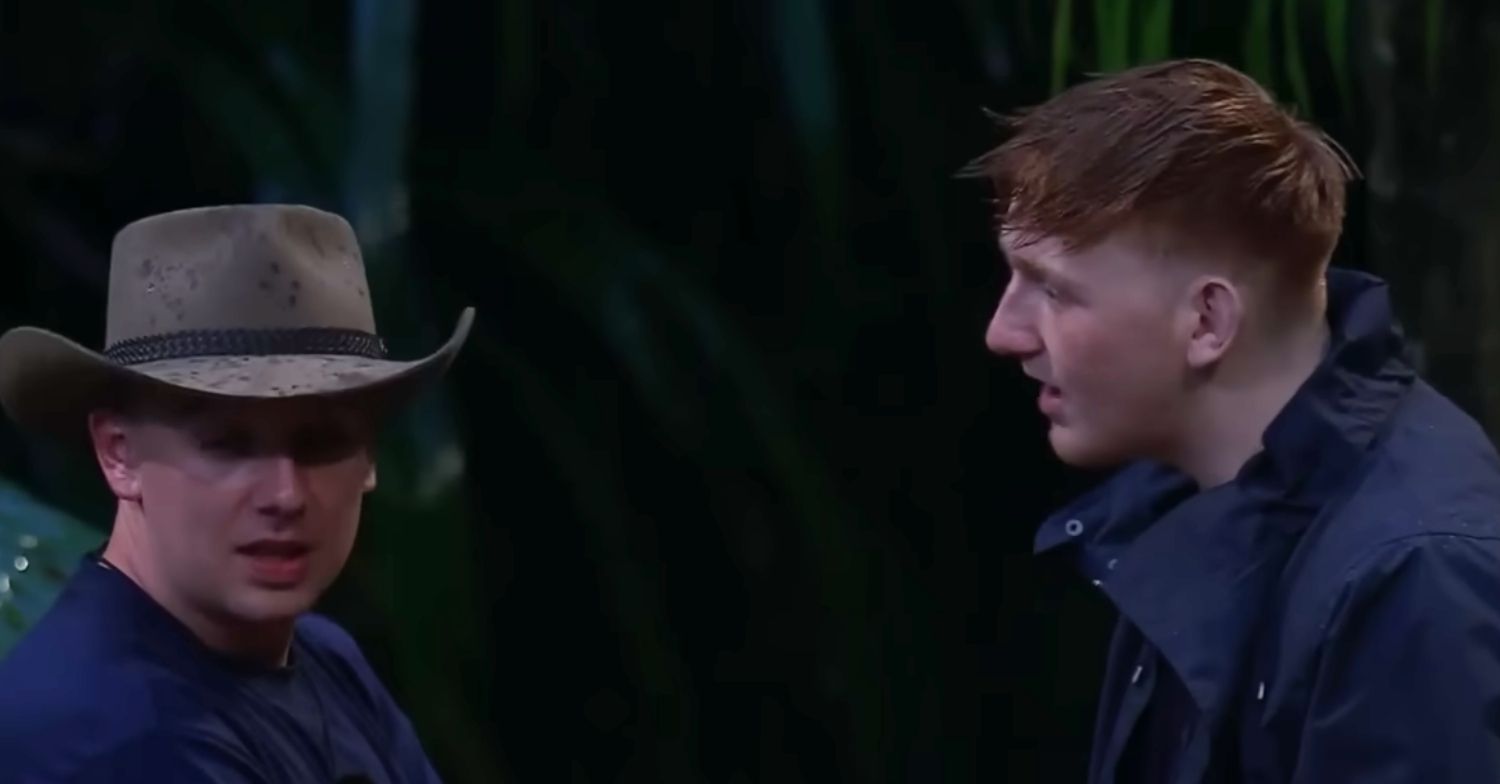 Angry Ginge and Aitch on I'm A Celebrity 