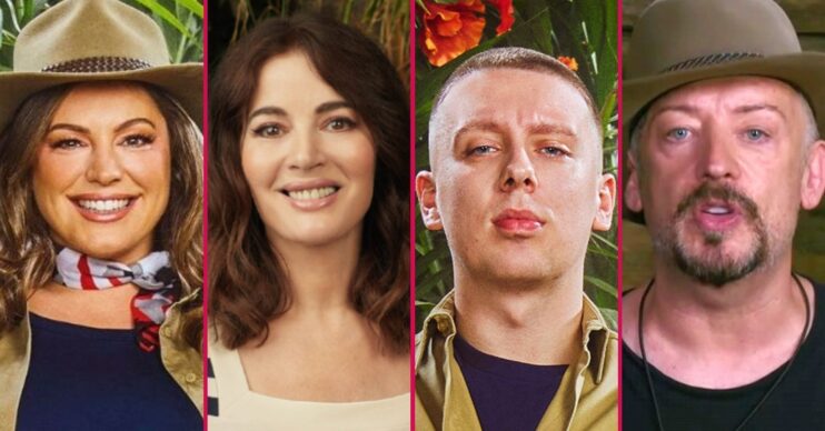 Composite image of Kelly Brook, Nigella Lawson, Boy George and Aitch (Credit: ITV)