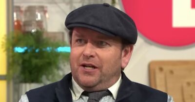 James looking serious