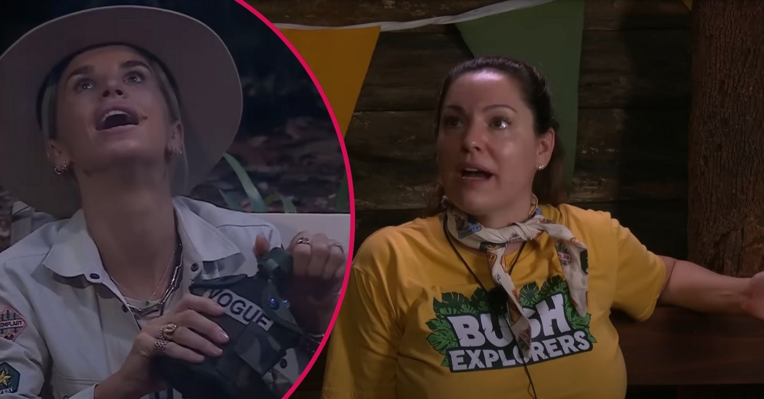 Kelly Brook and Vogue Williams in I'm A Celebrity