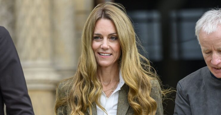 Princess Kate with blonde hair