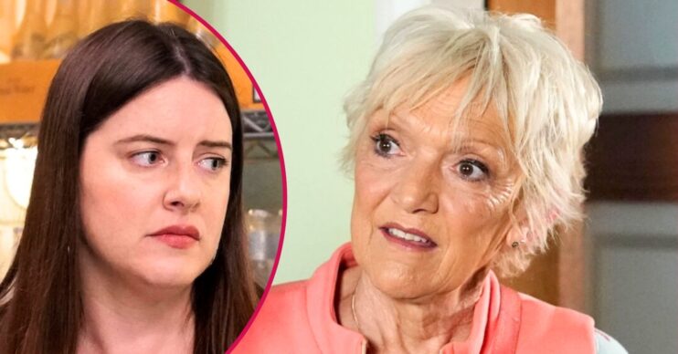 Jean on EastEnders; inset, Zoe (Credit: BBC/Composited: ED!)