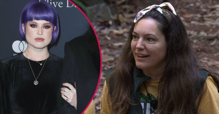 Kelly Osbourne on the red carpet / Kelly Brook on I'm A Celebrity