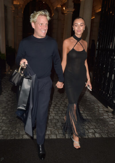 Sophie Habboo and Jamie Laing leaving The Glamour Women Of The Year Awards 2024