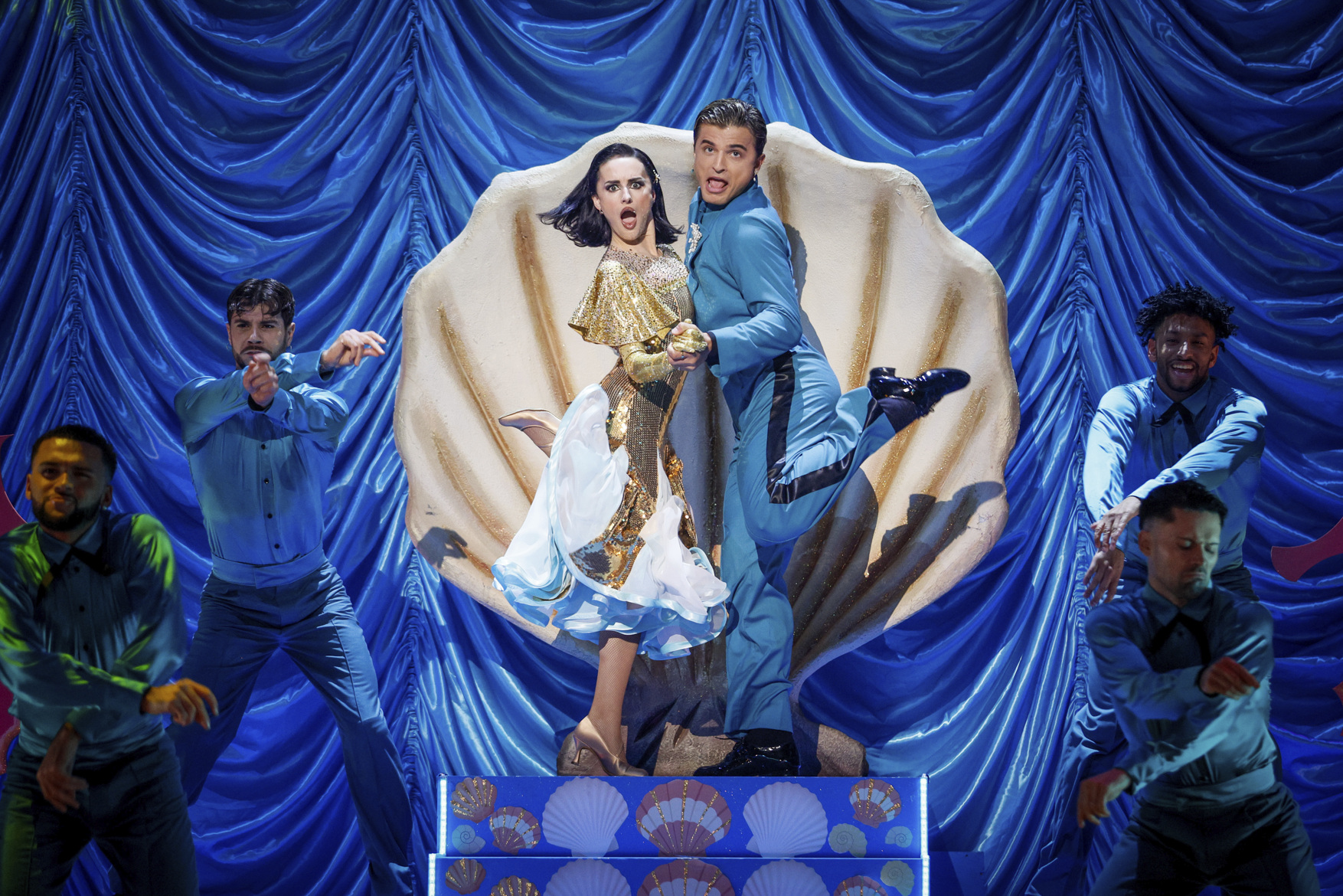 Amber and Nikita danced the Quickstep