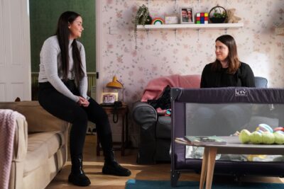 Lauren and Zoe talk in EastEnders tonight