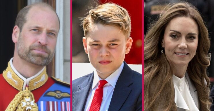 ED composite of Prince William, George and Kate Middleton at different royal events