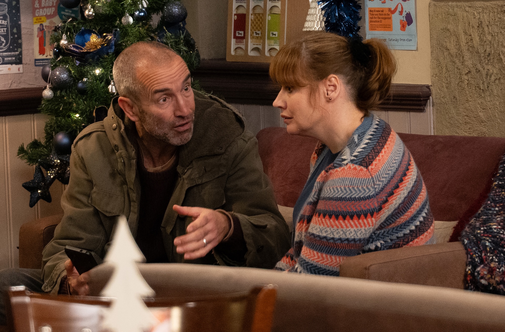 Sam and Lydia are going behind Kim's back (Credit: ITV)