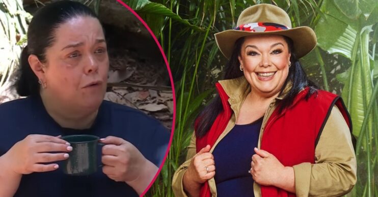 Lisa Riley in her jungle clothes for I'm A Celebrity 2025