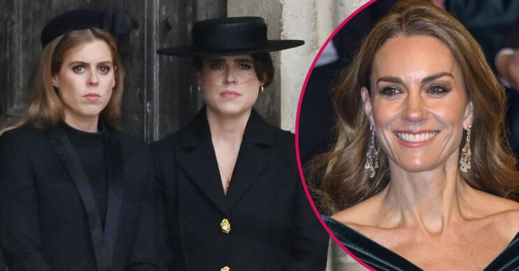 ED composite of Princesses Beatrice, Eugenie and Kate at different events