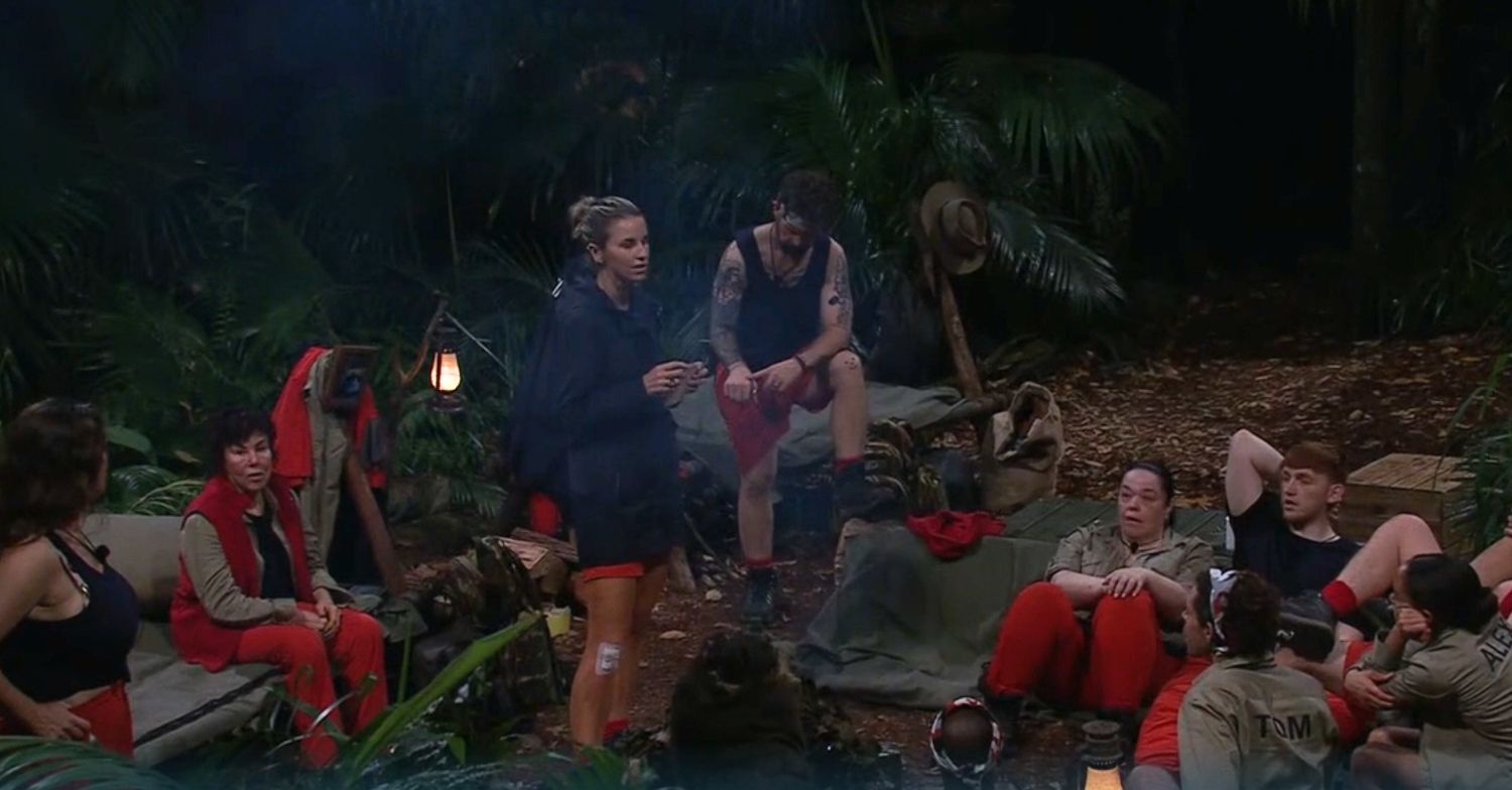 Vogue Williams and others in I'm A Celebrity