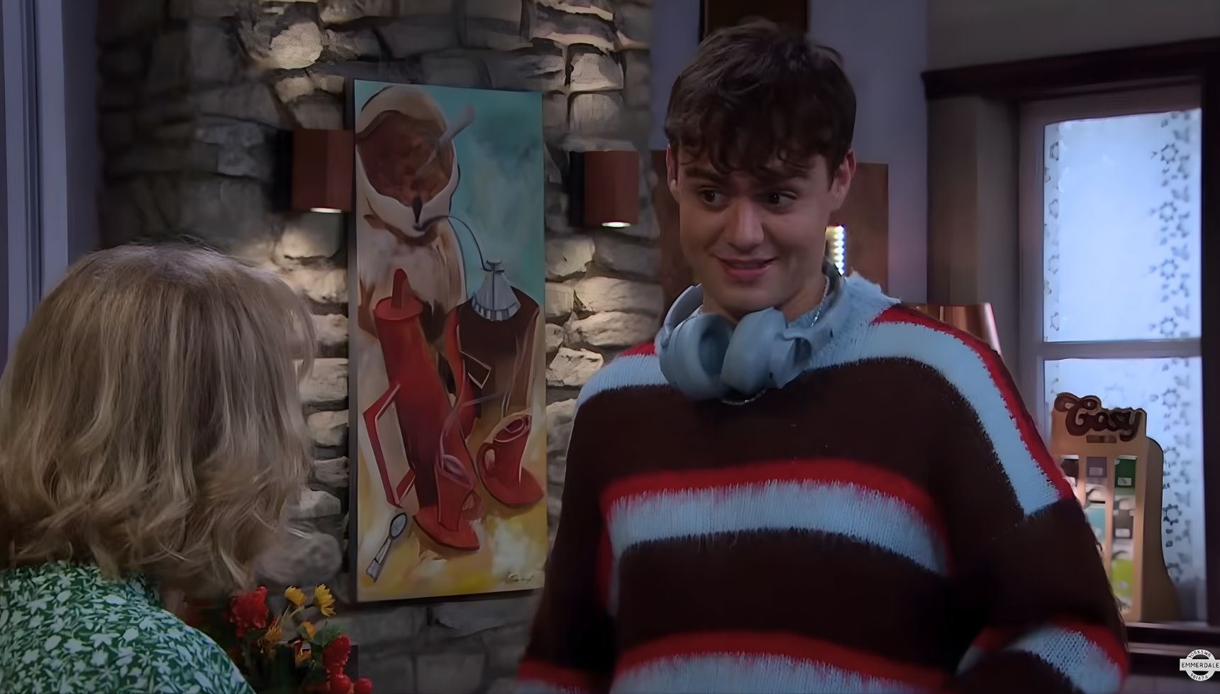 Lewis is already questioning Nicola's hatred of Kev (Credit: ITV)