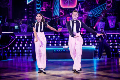 Lewis Cope dancing with Katya Jones