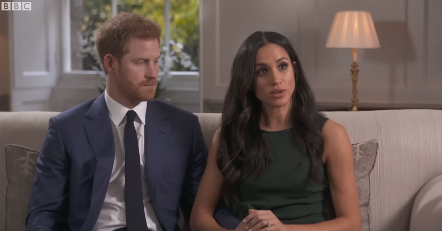 Prince Harry and Meghan Markle in engagement interview 