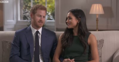Prince Harry and Meghan Markle in engagement interview