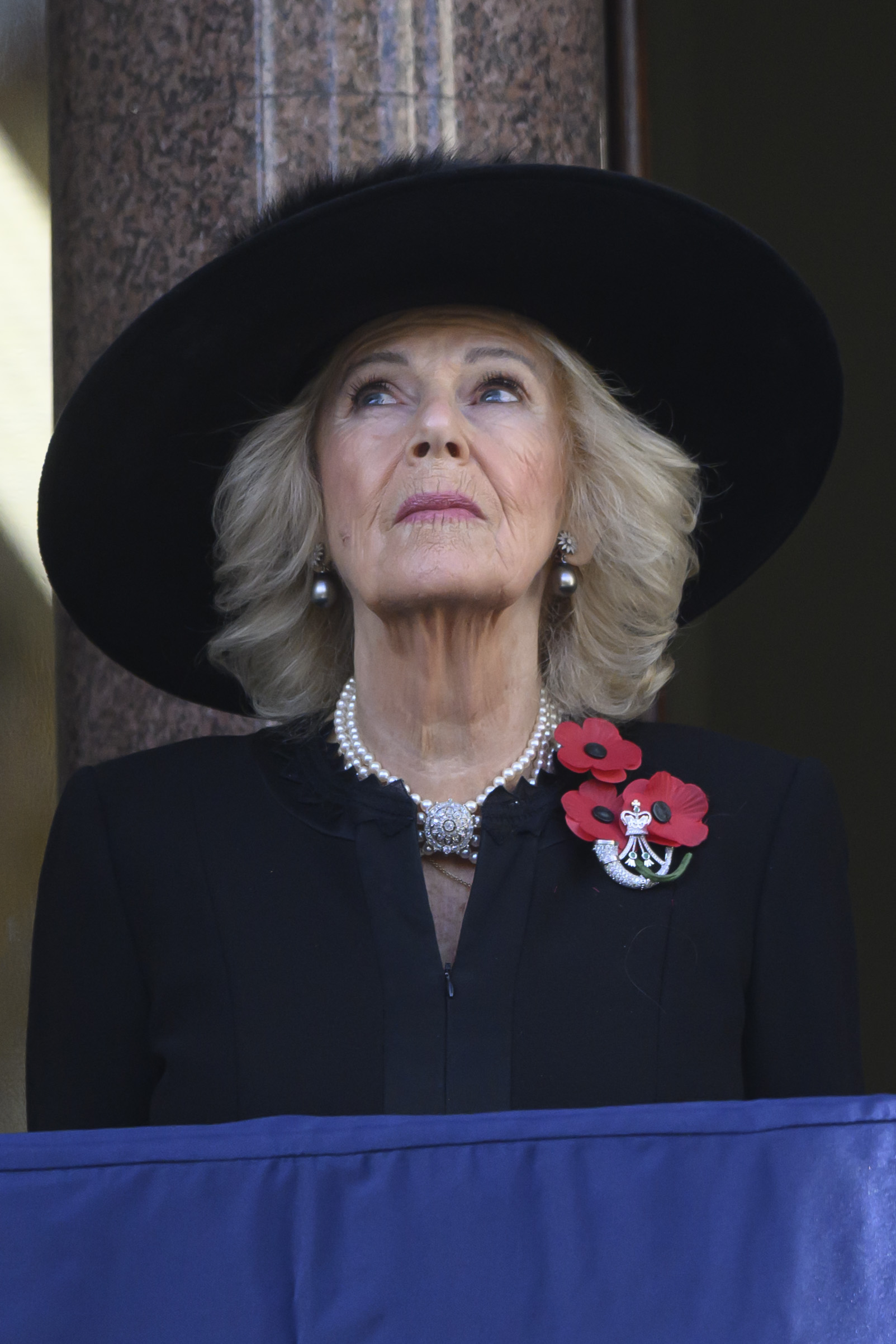 Queen Camilla during Remembrance Sunday