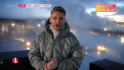 Jeff Brazier in Iceland