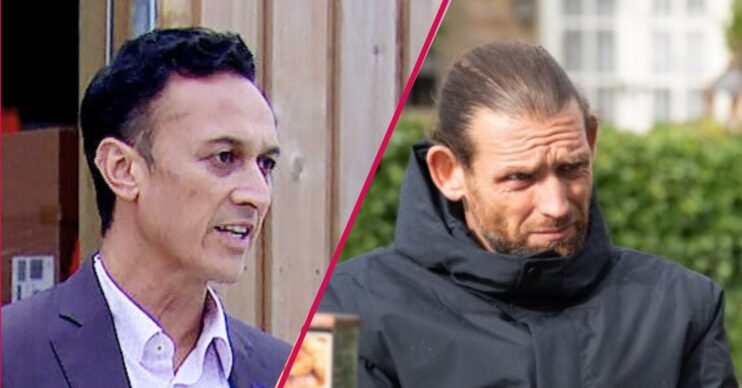 Jai and Kev in Emmerdale split shot (Credit: ITV/Comp ED!)