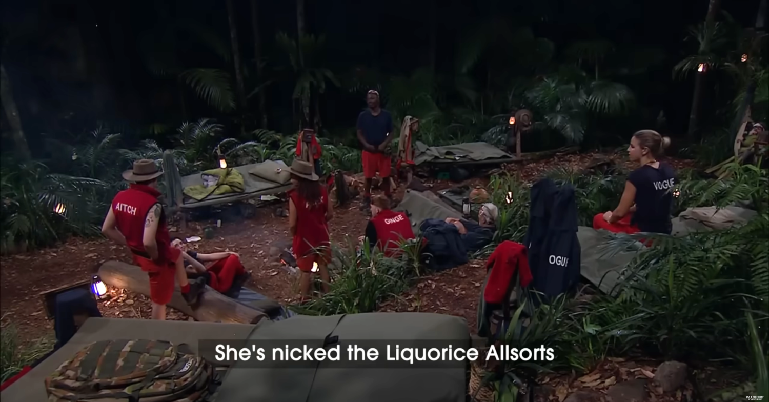 I'm A Celebrity liquoricegate