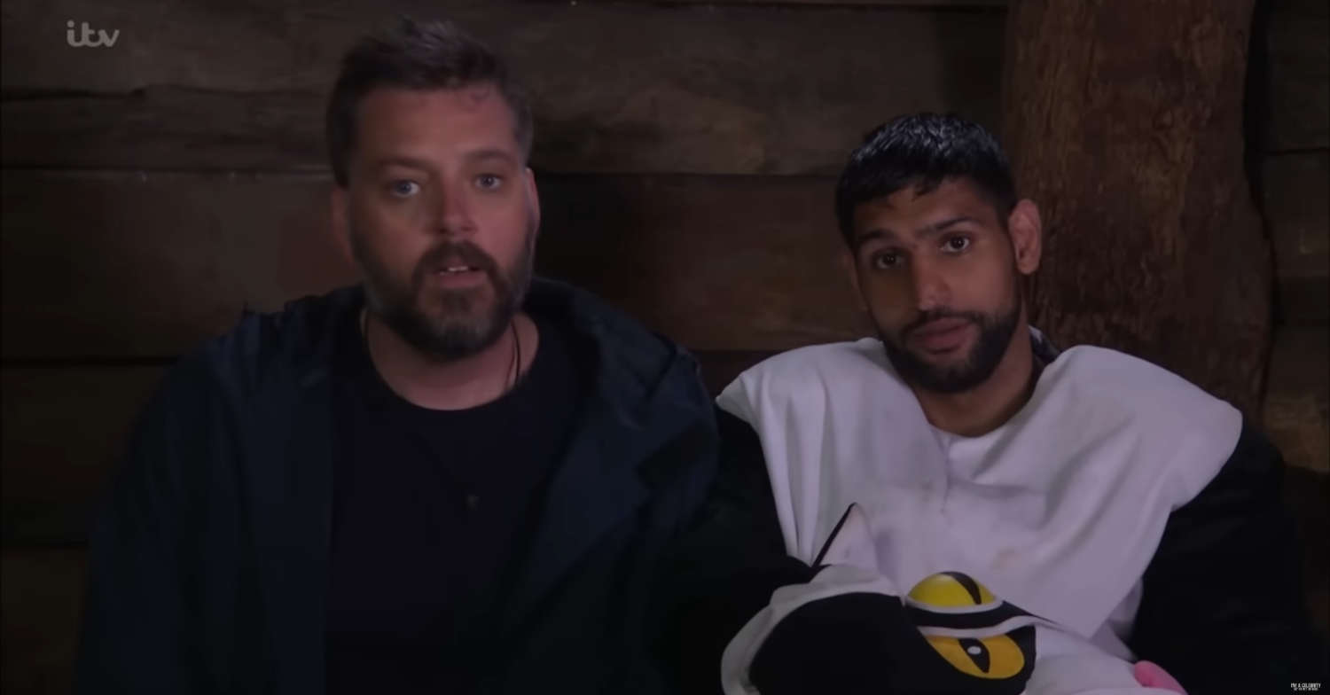 Amir Khan and Ian Lee on I'm A Celebrity