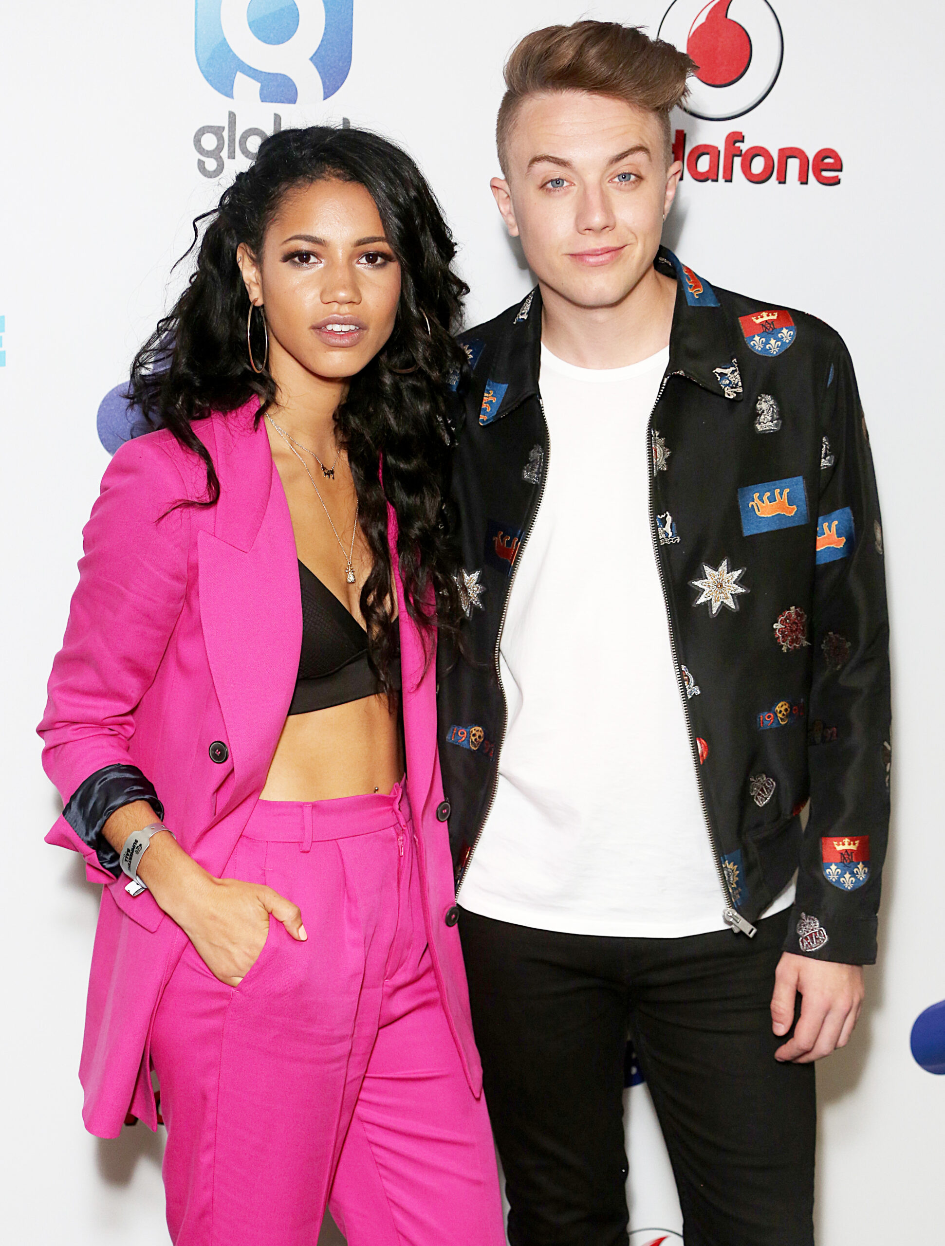 Roman and Vick posing 