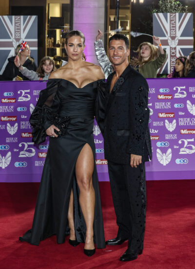 Gemma Atkinson and Gorka Marquez on the red carpet