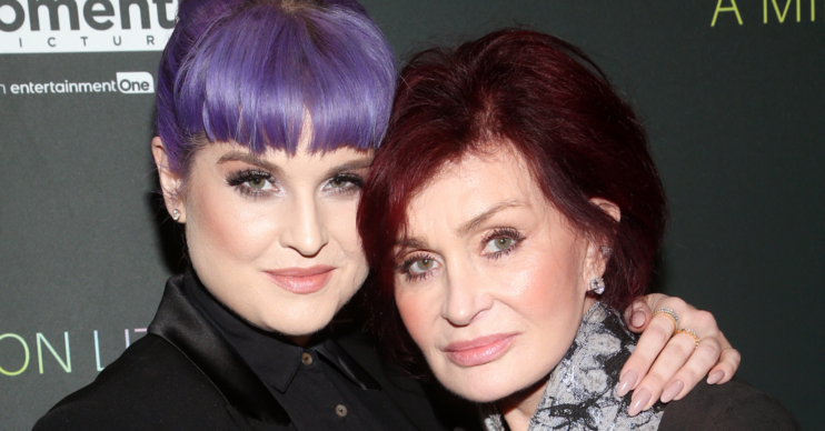 Kelly and Sharon Osbourne at film premiere